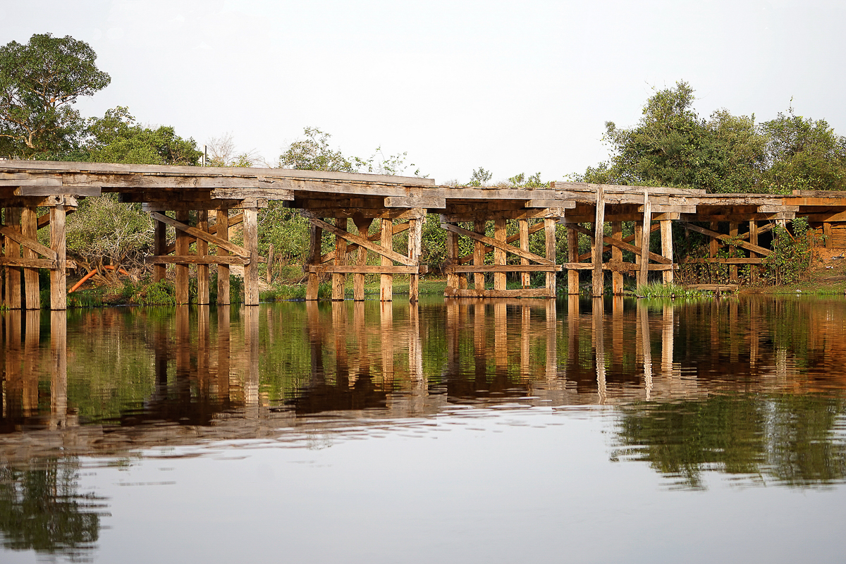 Pont sur la rivière Cuiaba